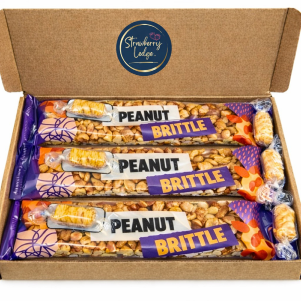 Peanut Brittle Letterbox Gift Box – Classic Trio (380g)