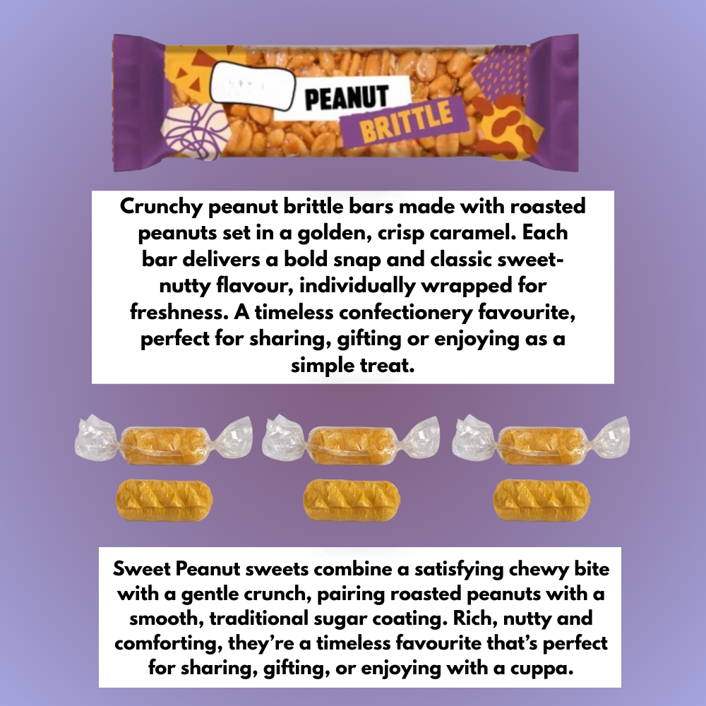 Peanut Brittle Letterbox Gift Box – Classic Trio (380g) - Image 3