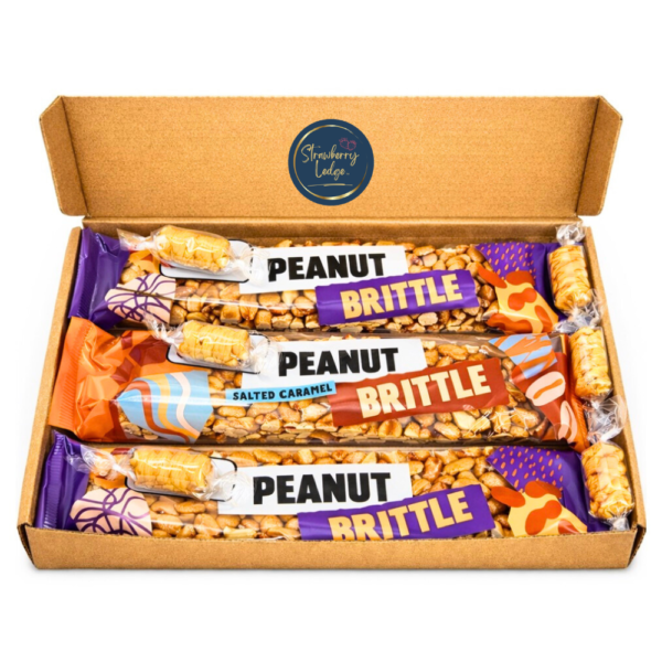 Peanut Brittle Letterbox Gift Box – Original & Salted Caramel (380g)