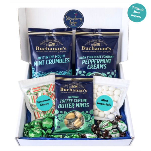 Mint Sweets Gift Box with 7 classic mint favourites in a larger gift-ready box